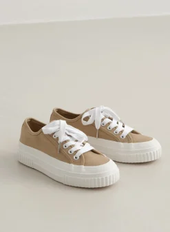 Cotton Canvas Sneakers*AIM’N Online
