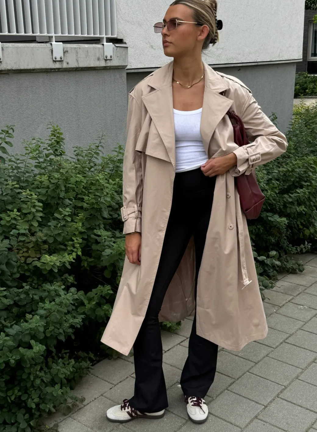 Recycled Tech Trench Coat*AIM’N Best