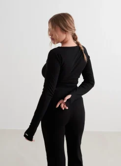 Ease Ribbed Long Sleeve Top*AIM’N Online