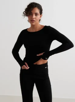Ease Ribbed Long Sleeve Top*AIM’N Online
