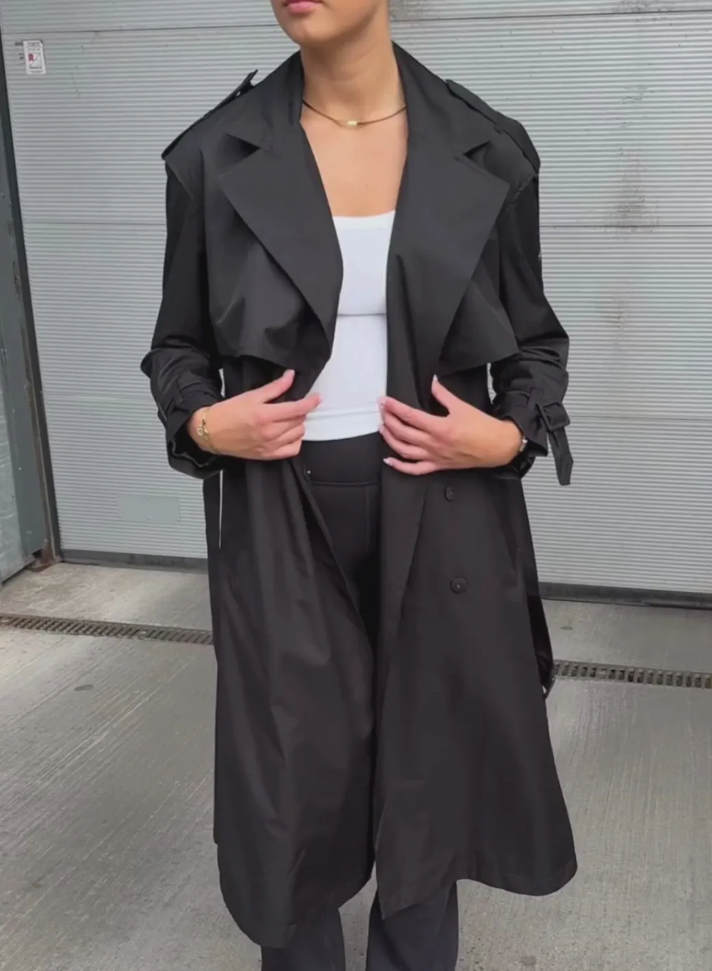 Recycled Tech Trench Coat*AIM’N New