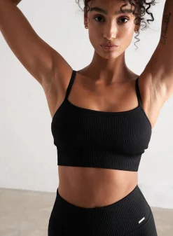 Ribbed Seamless Strap Bra*AIM’N New