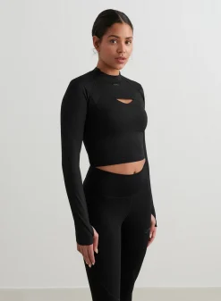 Black Sculpting Long Sleeve Bolero*AIM’N Best