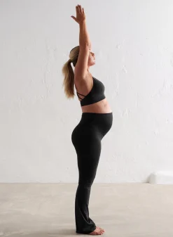Black Sense Maternity Flare Tights*AIM’N New