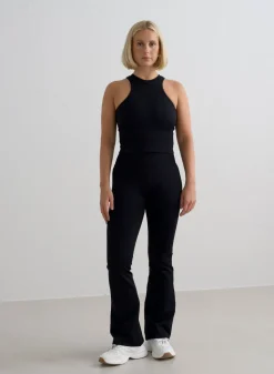 Black Shape Seamless Flare Petite Tights*AIM’N New