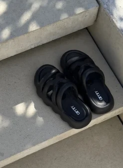 Black Strappy Slide*AIM’N Sale
