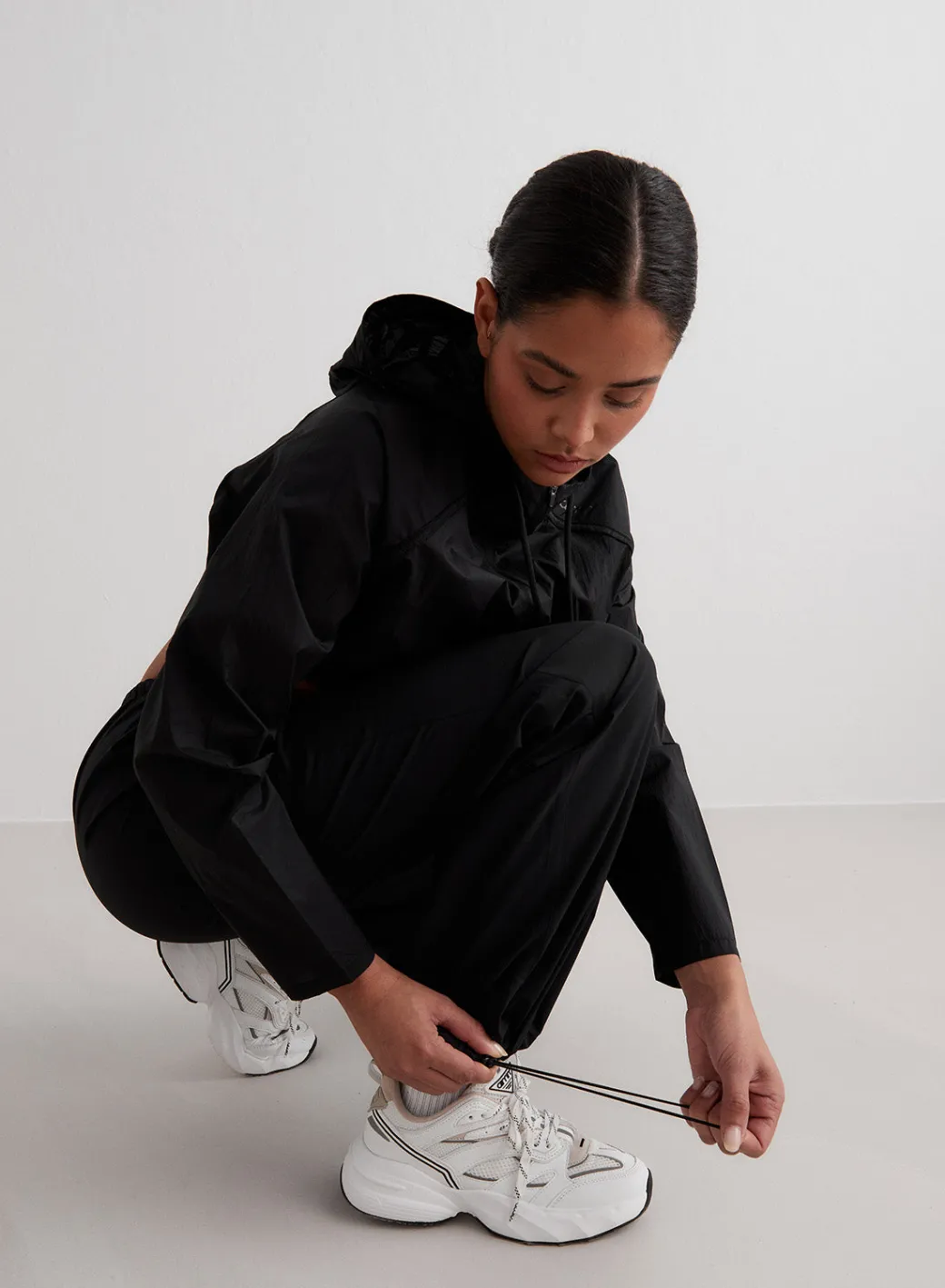 Windbreaker Plain Parachute Pants*AIM’N Hot