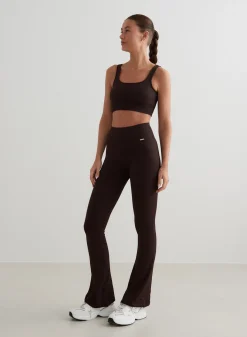 Ribbed Seamless Flare Tights*AIM’N Discount