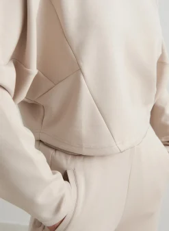 Café Au Lait Comfy Block Sweatshirt*AIM’N Hot
