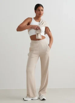 Café Au Lait Comfy Buttoned Pants*AIM’N