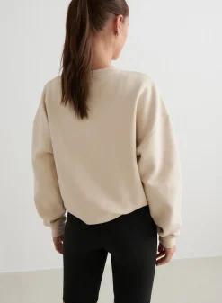 Café Au Lait Serif Sweatshirt*AIM’N Outlet