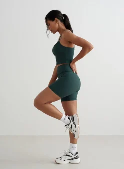 Ribbed Performance Midi Biker Shorts*AIM’N Discount
