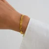 Gold Waterproof Braid Bracelet*AIM’N Outlet