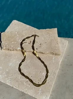 Gold Waterproof Braid Necklace*AIM’N New