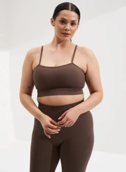 Ribbed Seamless Strap Bra*AIM’N