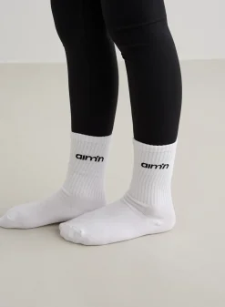 Midnight Plum Young Aim'n Logo Socks 3-pack*AIM’N Best