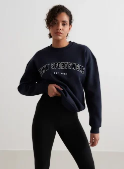 Navy Varsity Sweatshirt*AIM’N Best