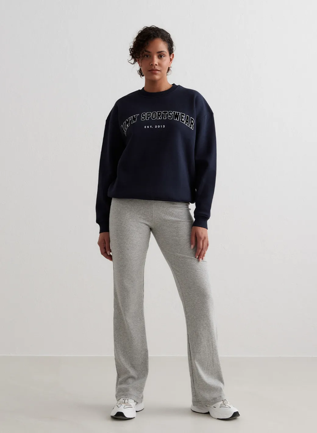 Navy Varsity Sweatshirt*AIM’N Best