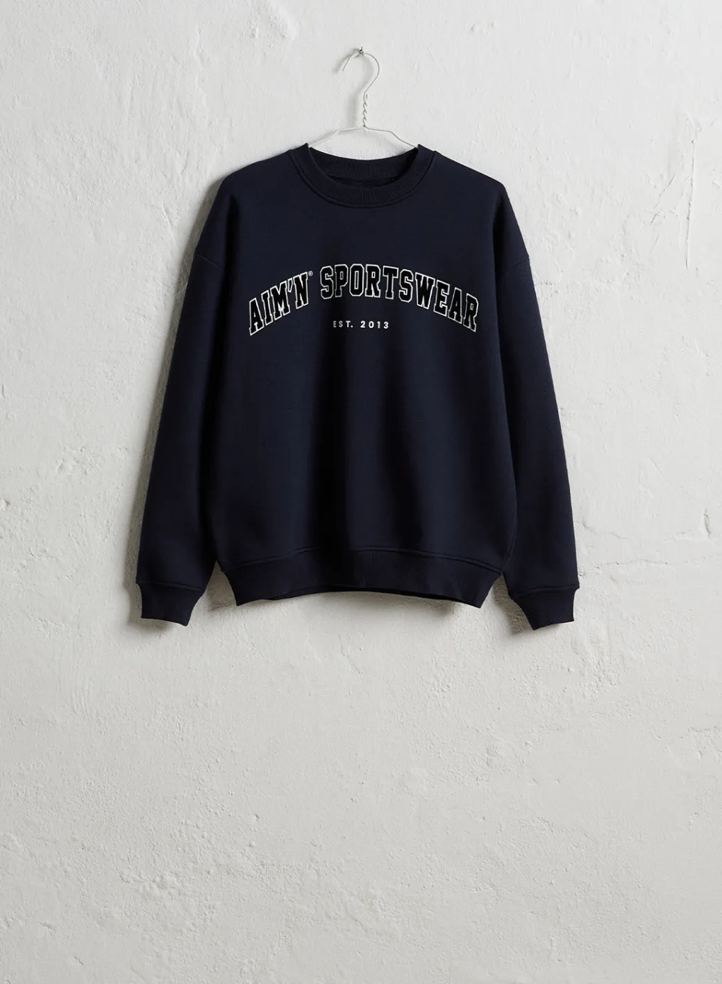 Navy Varsity Sweatshirt*AIM’N Best