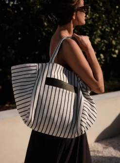 Off-white Beach Tote Bag*AIM’N Sale