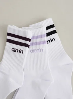 Pale Lavender Young Aim High Socks 3-pack*AIM’N Best