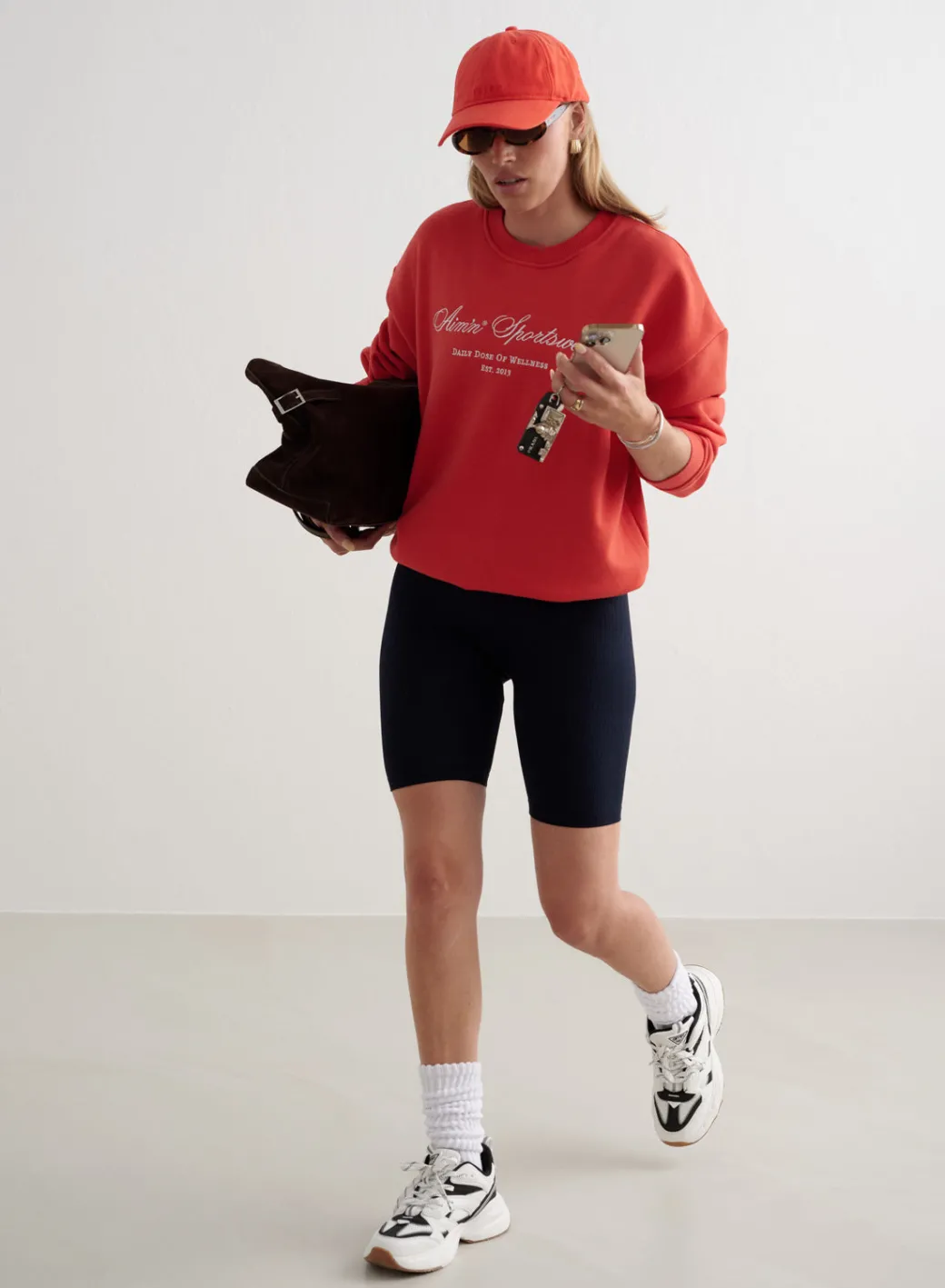 90's Red Heritage Sweatshirt*AIM’N Hot