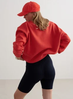 90's Red Heritage Sweatshirt*AIM’N Hot