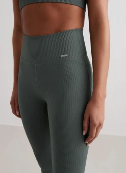 Ribbed Seamless Flare Tights*AIM’N Sale