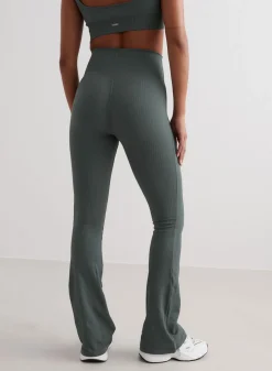 Ribbed Seamless Flare Tights*AIM’N Sale