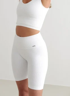 Ribbed Seamless Biker Shorts*AIM’N Hot