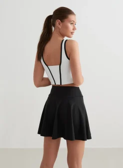 White Sense Zipped Bralette*AIM’N Outlet